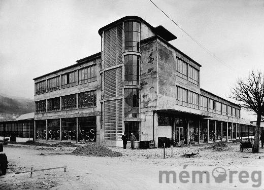 L'usine de montage de la GM à Bienne, en 1936