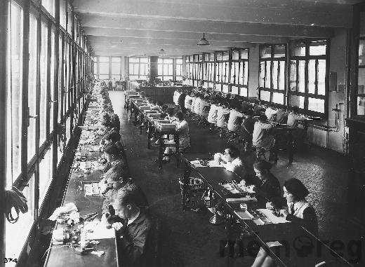 De bons yeux et des mains très calmes étaient nécessaires. «Tavannes Watch et Cie», vers 1913