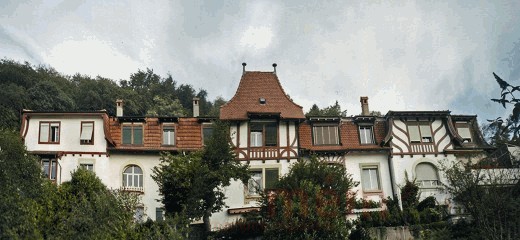 Des maisons particulières en rangée Heimatstil au Crêt-Blanc à Bienne